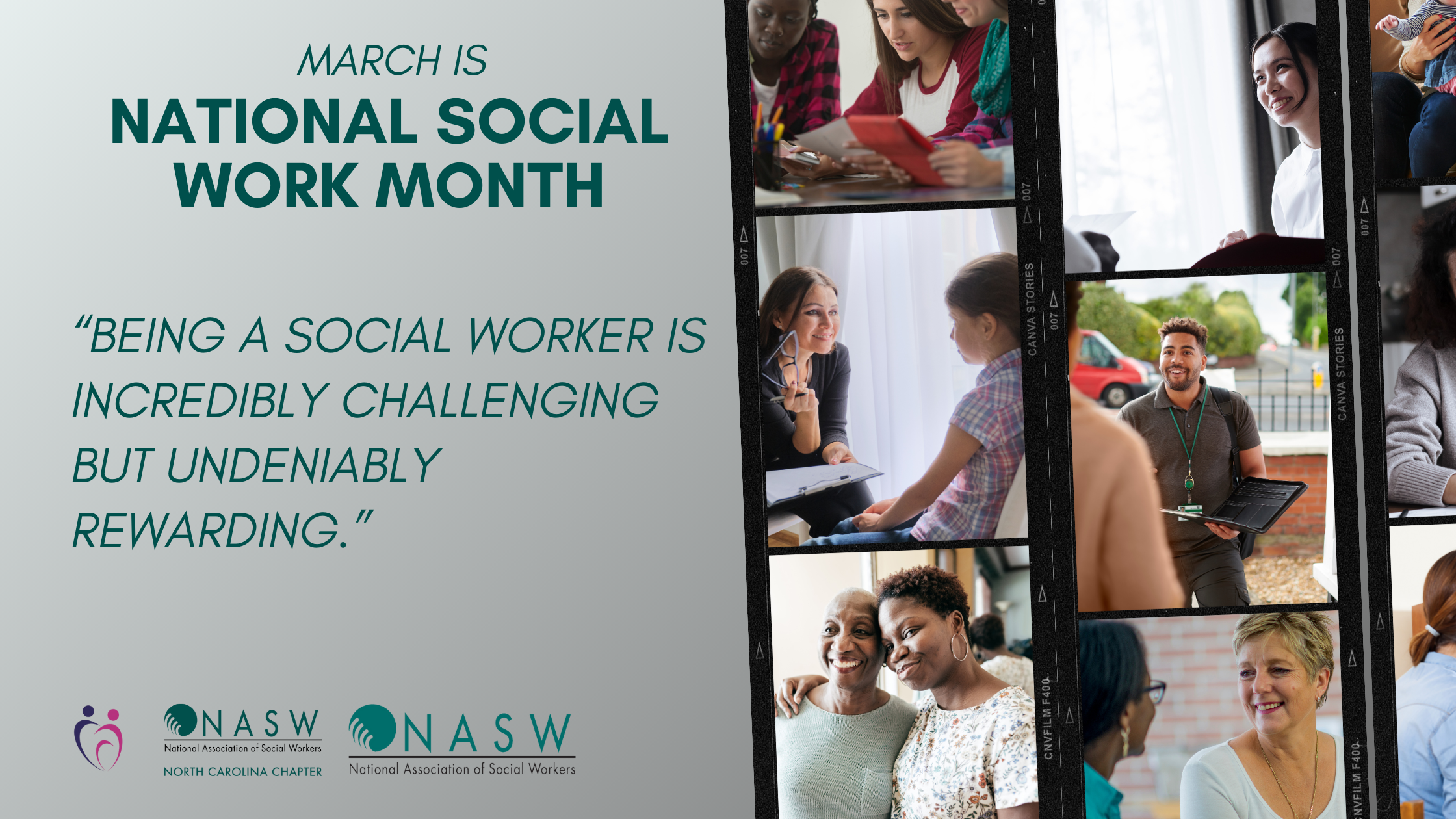 March is national social work month.