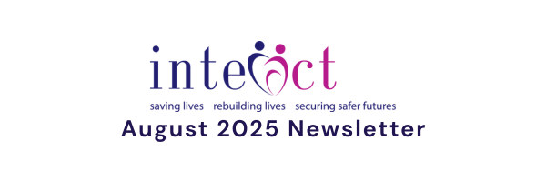 InterAct logo with August 2025 Newsletter.