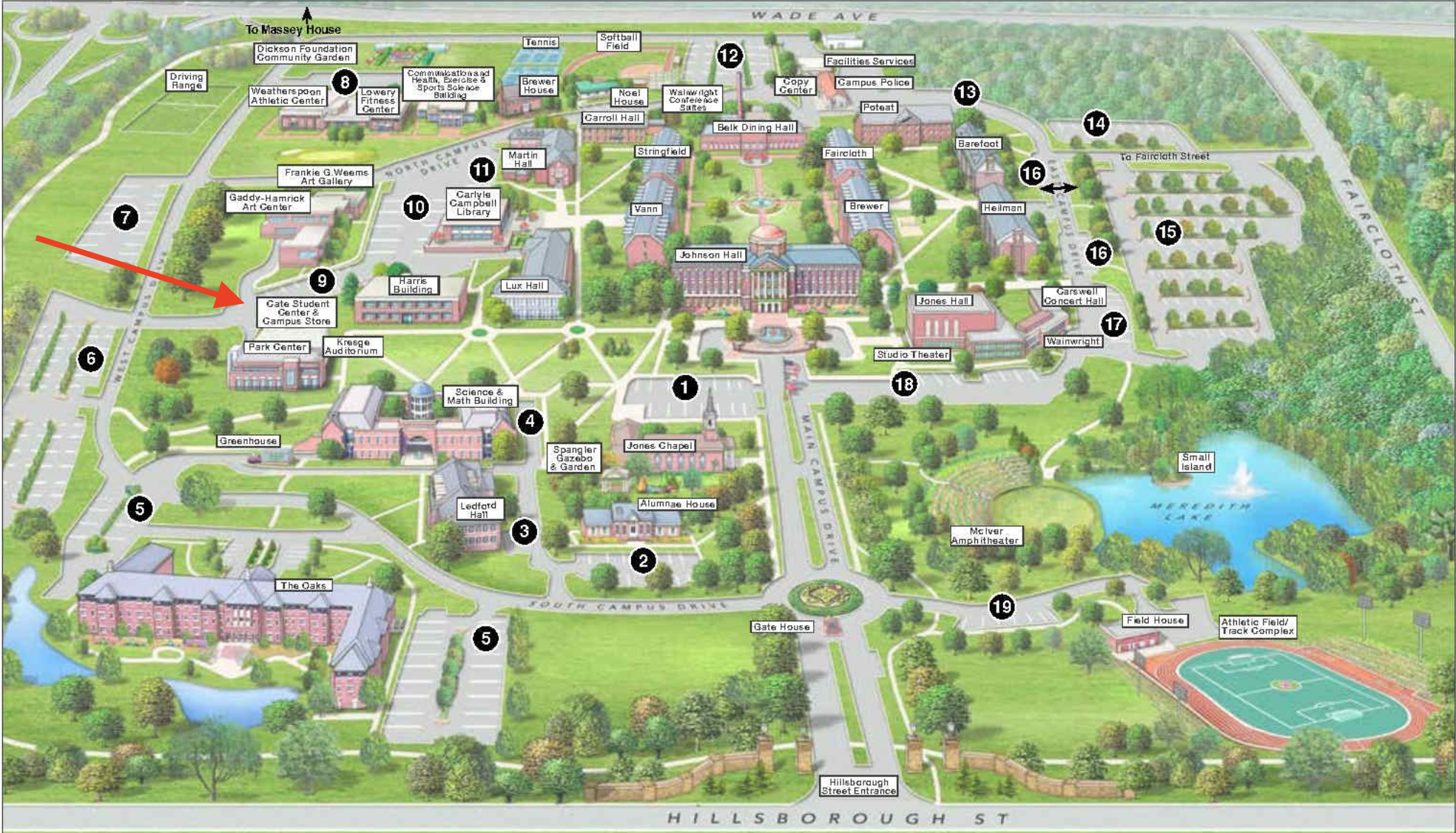 Meredith College Cate Student Center